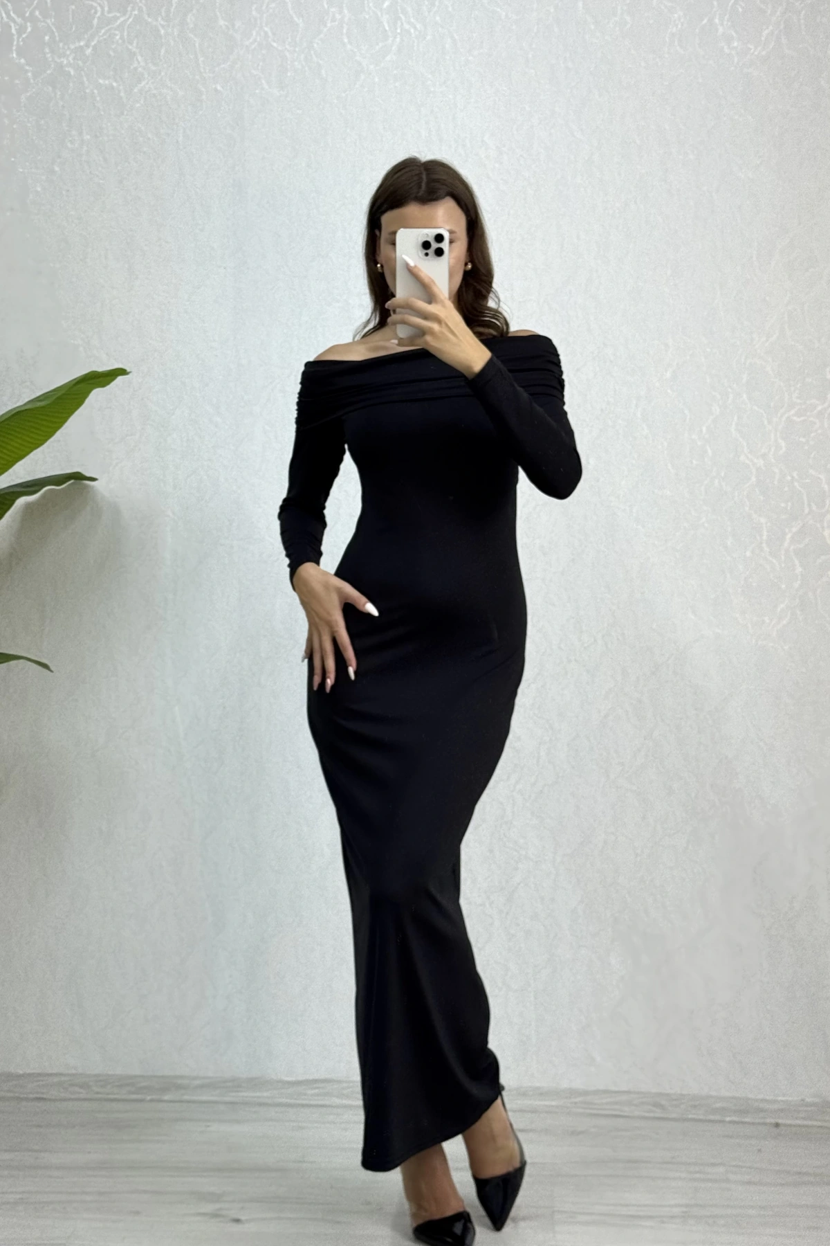 Nina Madonna Elbise-Siyah