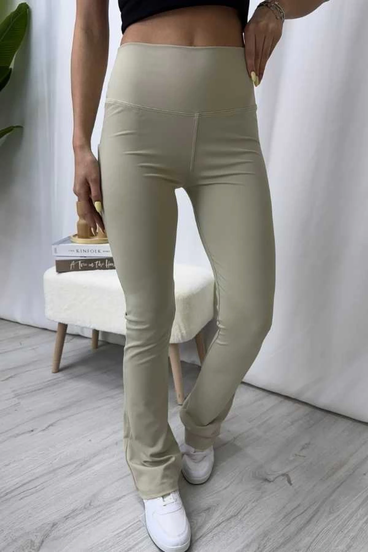 Oysho İspanyol Tayt - Yeşil