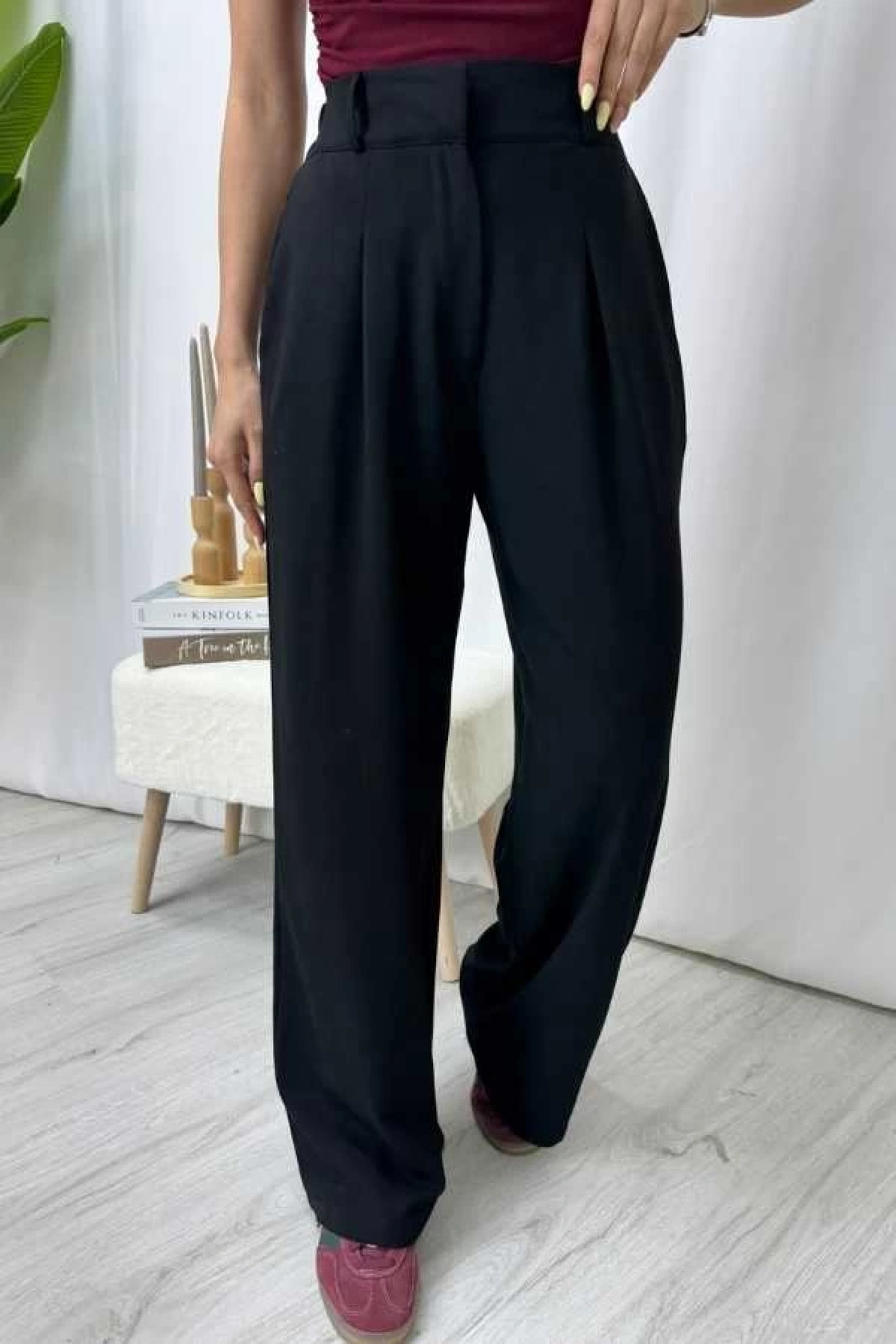 Tina Palazzo Pantolon - Siyah