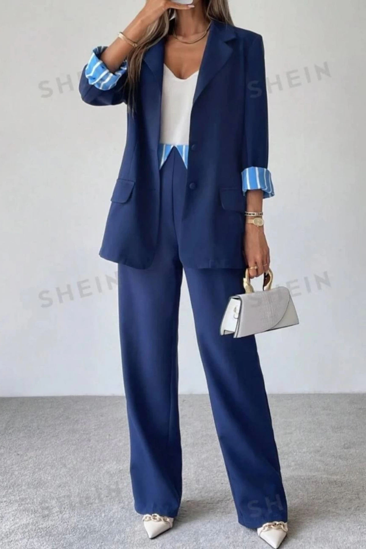 Richa Blazer Takım - Lacivert