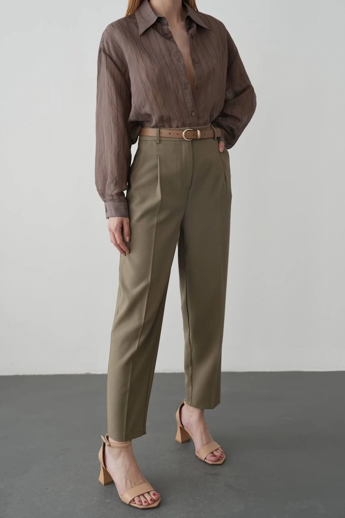 Hope Kumaş Pantolon -Haki