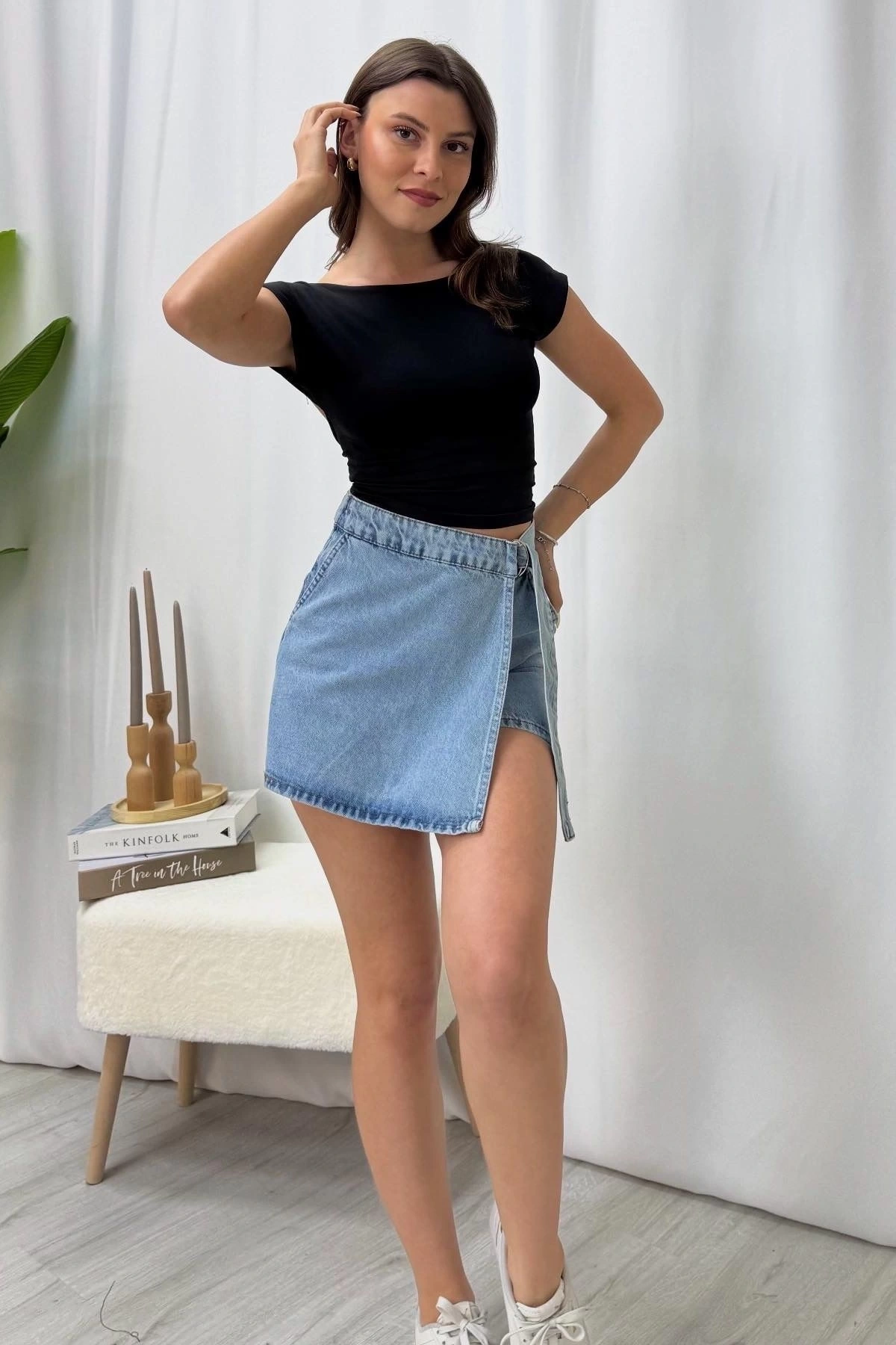 Tila Sırt Açık Body - Siyah