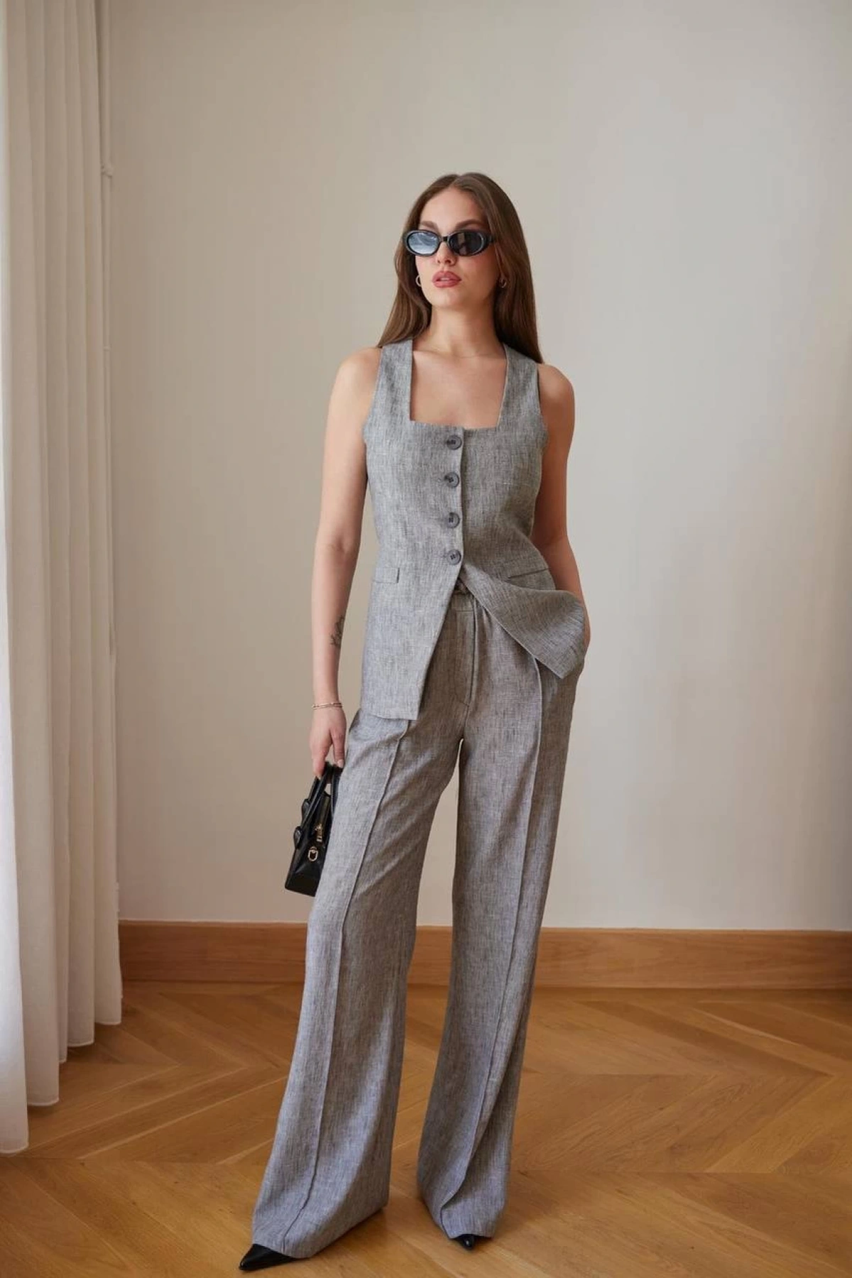 Mila Keten Takım - Bej