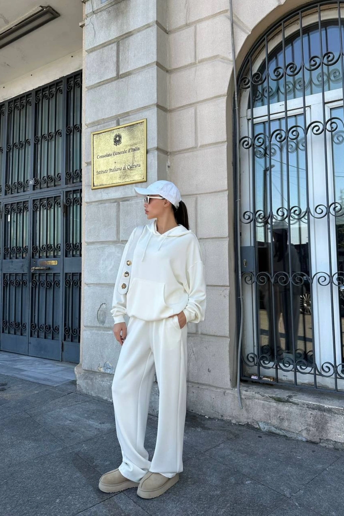 Daphe Eşofman - Beyaz