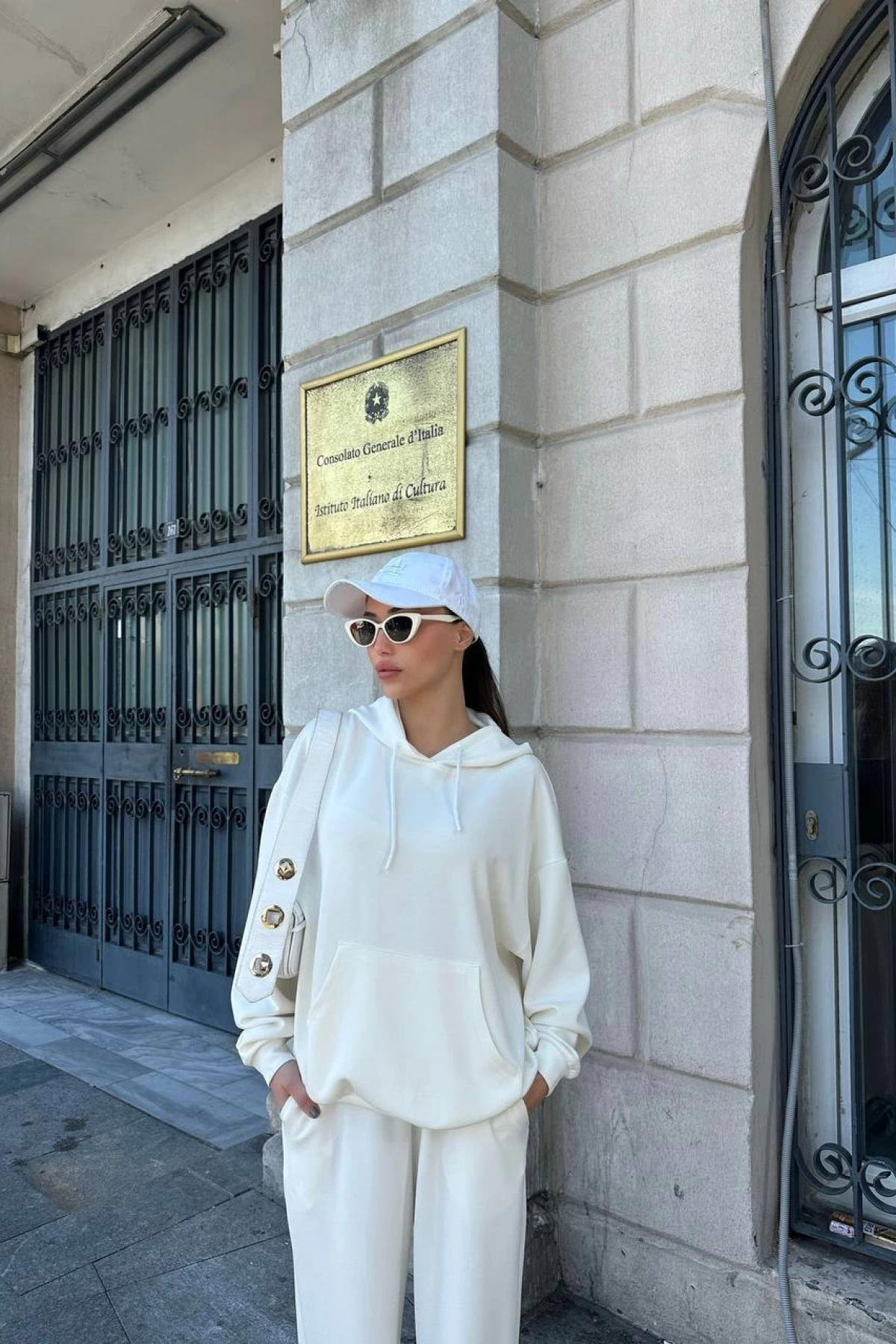 Daphe Eşofman - Beyaz