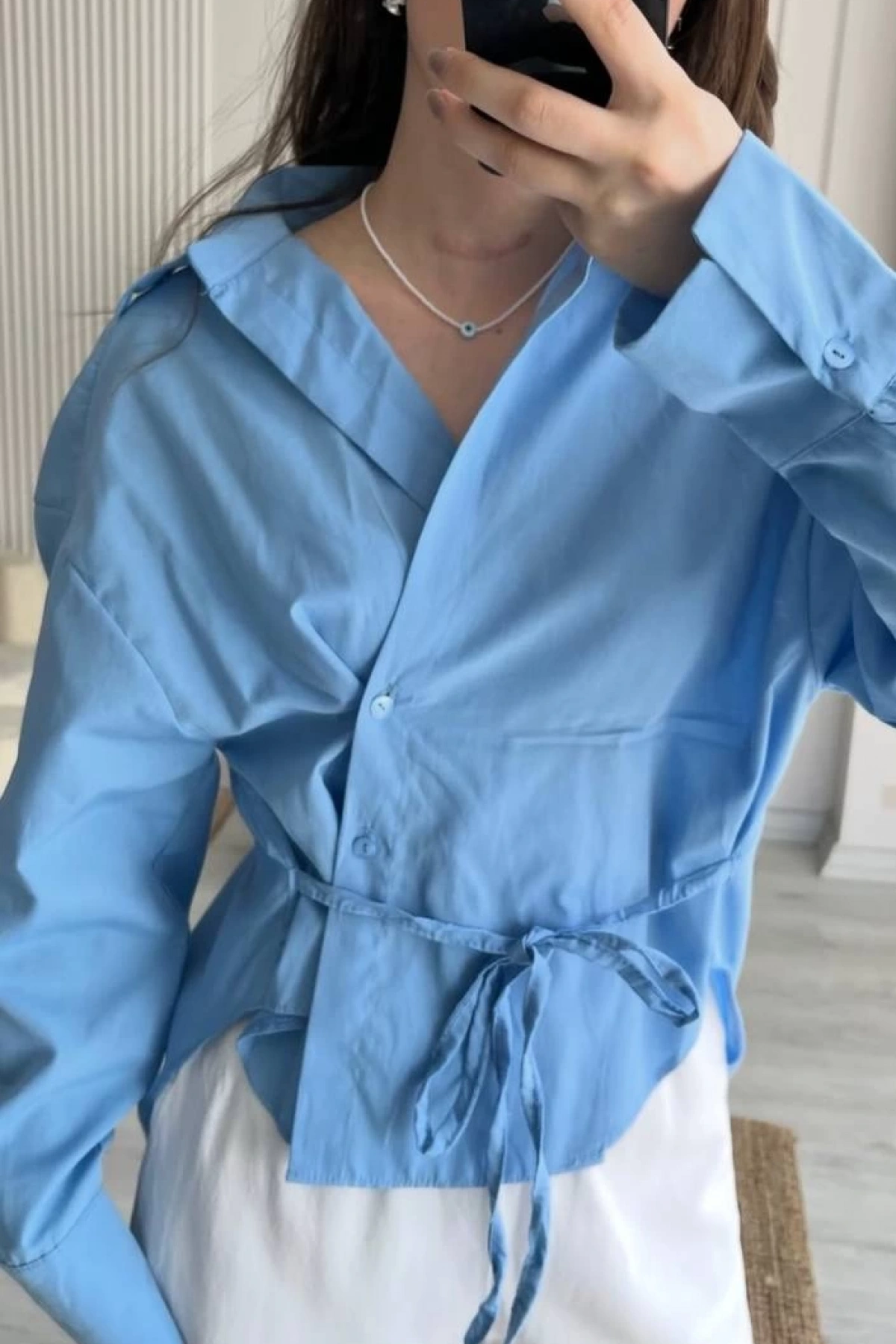 Alessi Blazer Gömlek - Mavi