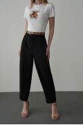 Hope Kumaş Pantolon - Siyah