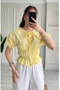 Kelly Gömlek Bluz - Sarı