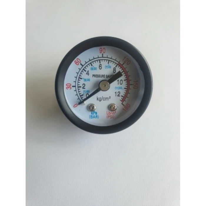 Manometre Arkadan Çıkışlı Kuru Tip Q50 - 0 - 12 Bar 1/4