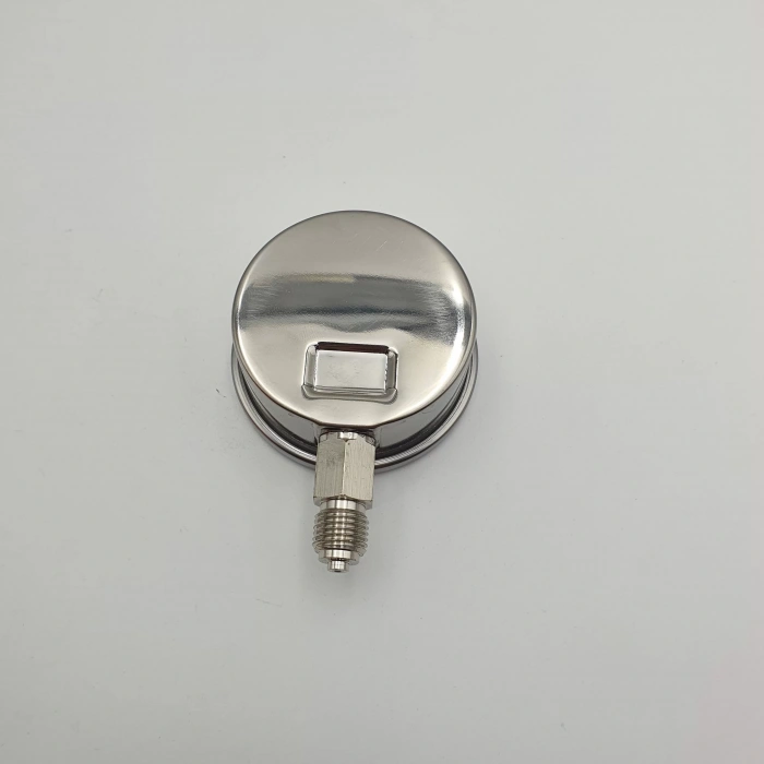 Manometre Gliserinli Alttan Çıkışlı Q63 - 0 - 16 Bar 1/4