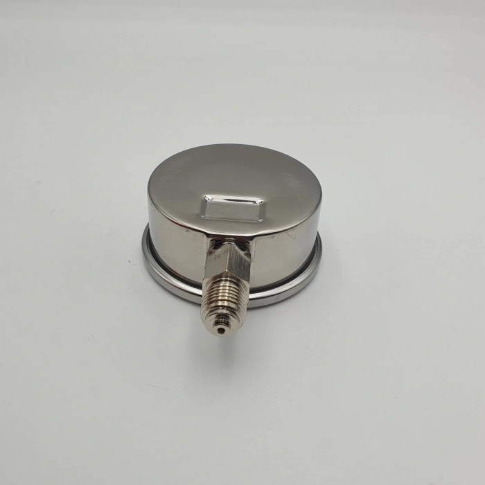 Manometre Gliserinli Alttan Çıkışlı Q63 - 0 - 16 Bar 1/4