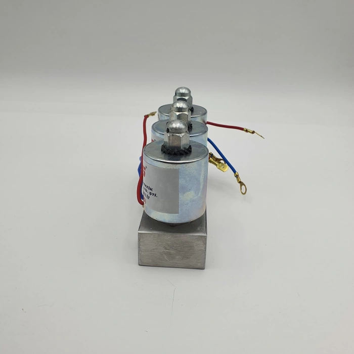 Pnömatik Damper Valfi Ventil Üçlü 12V/24V/110V/220V