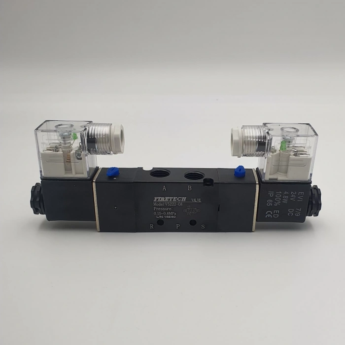 Pnömatik Valf Ventil 4V220-08 1/4 - 5/2 BB 12V/24V/110V/220V