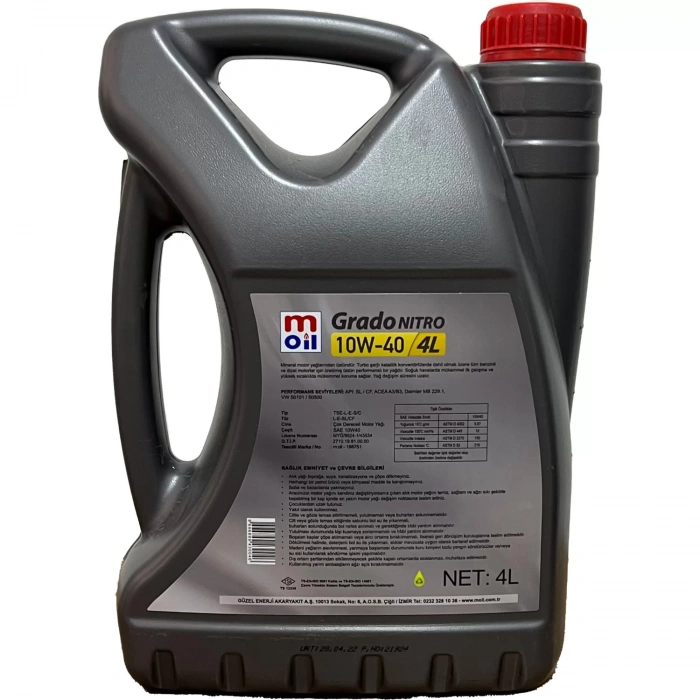 Sentetik Motor Yağı 10W/40