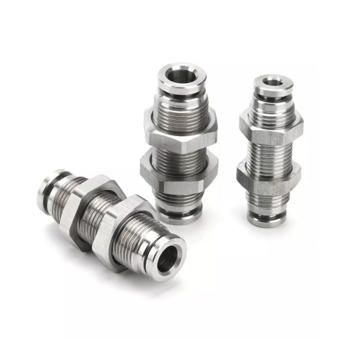 Metal Perde Geçişli Nipel Rekor Bağlantı 16mm