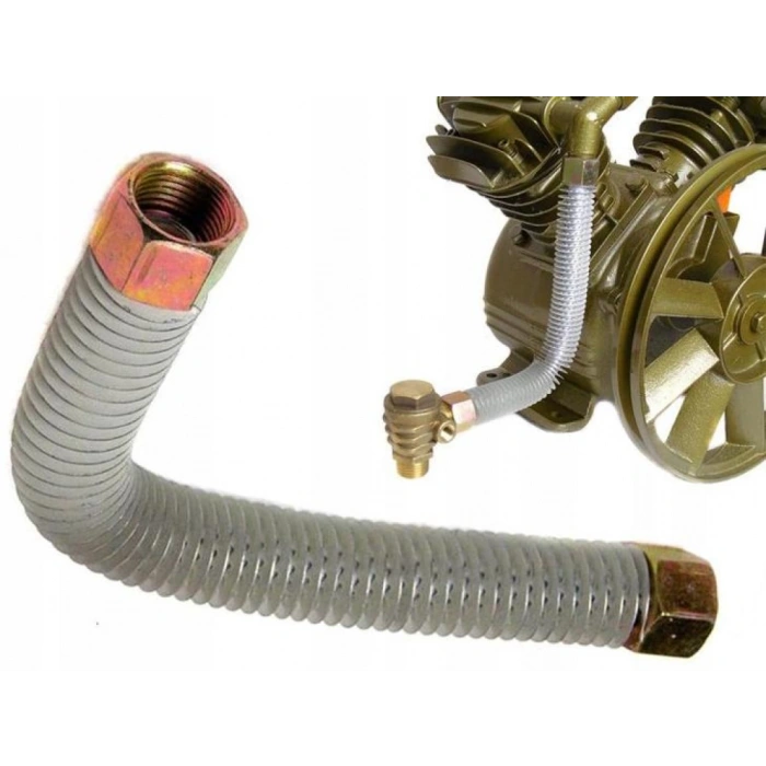 Kompresör Hava Çıkış Borusu Soğutucu Korumalı  25-50Lt -3/8 -10mm