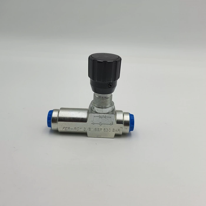 Hidrolik Hız Ayar Valfi Çekli 3/8