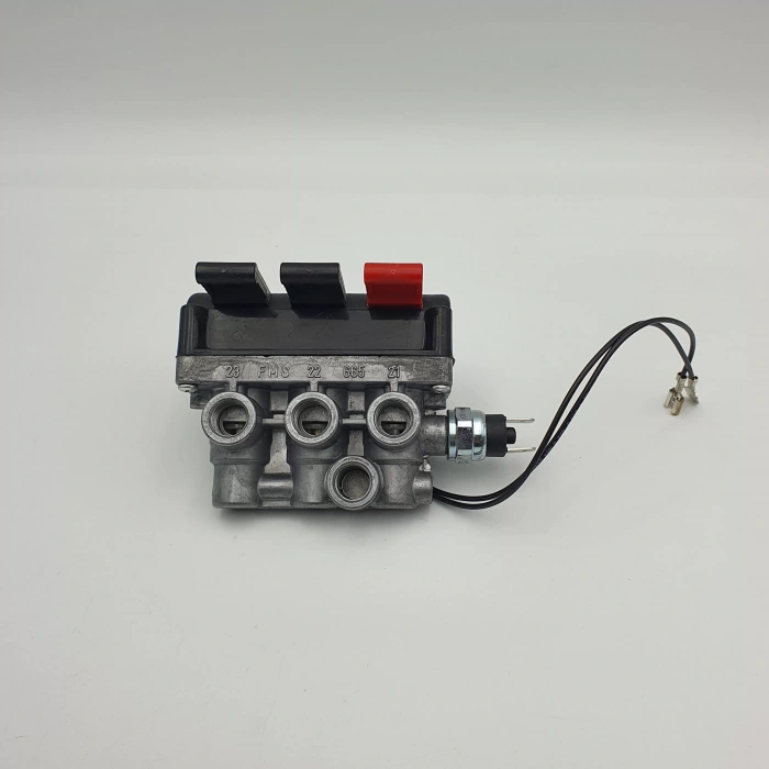 Pnömatik Damper Valfi Ventil Lambalı 3 Çıkışlı