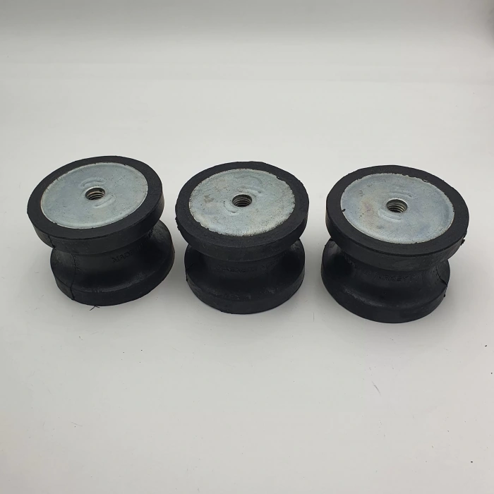 Kauçuk Pullu Makaralı Takoz ATC Tipi M12x1.5 - 80x60