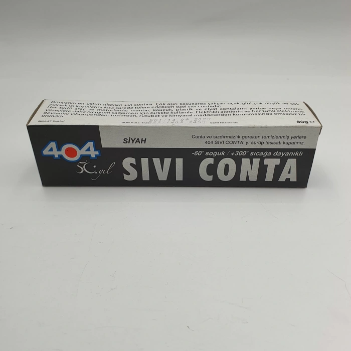 Siyah Sıvı Conta 80 Gr