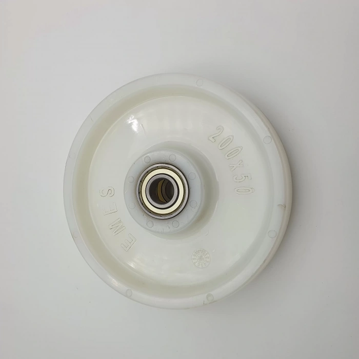 Transpalet Tekeri Poliamid Bilyalı Rulmanlı Beyaz 200x50x20