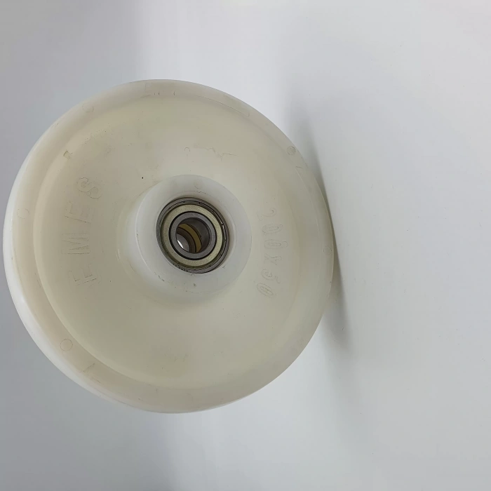 Transpalet Tekeri Poliamid Bilyalı Rulmanlı Beyaz 200x50x20