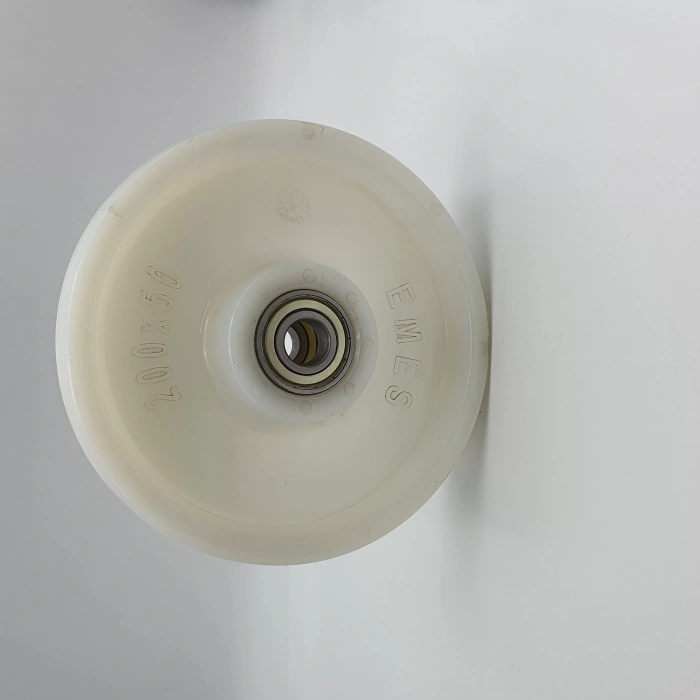 Transpalet Tekeri Poliamid Bilyalı Rulmanlı Beyaz 200x50x20