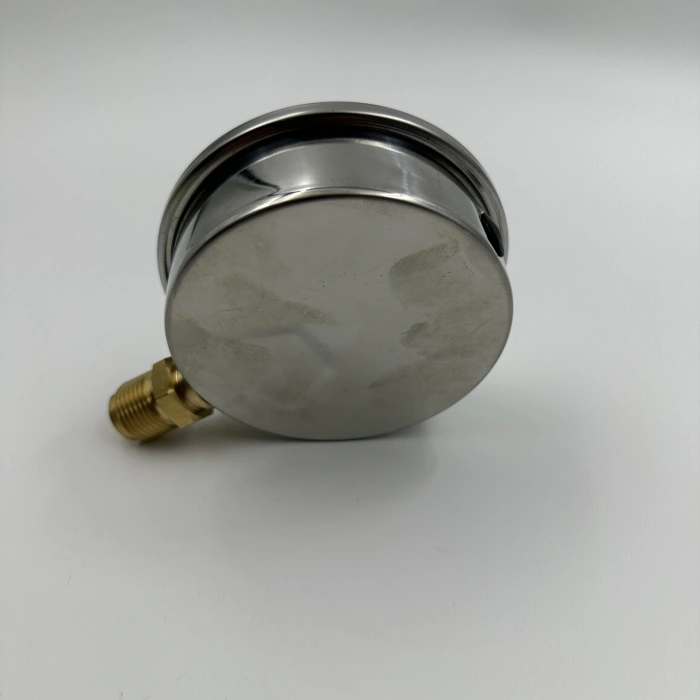 Manometre Gliserinli Alttan Çıkışlı Q100 - 0 - 10 Bar 1/2 A Tipi