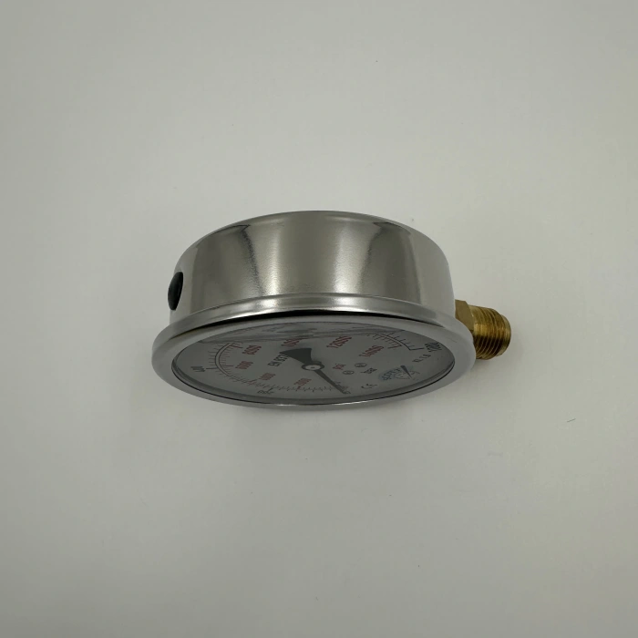 Manometre Gliserinli Alttan Çıkışlı Q100 - 0 - 1000 Bar 1/2
