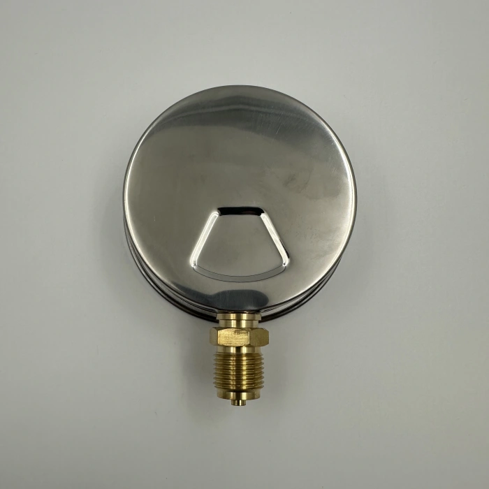 Manometre Gliserinli Alttan Çıkışlı Q100 - 0 - 40 Bar 1/2