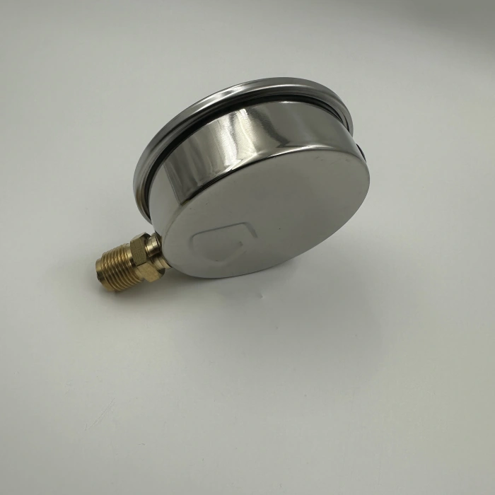 Manometre Gliserinli Alttan Çıkışlı Q100 - 0 - 400 Bar 1/2