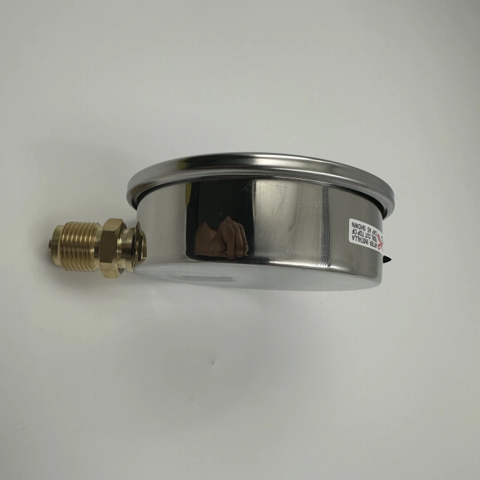 Manometre Gliserinli Alttan Çıkışlı Q100 - 0 - 1 + 3 Bar 1/2