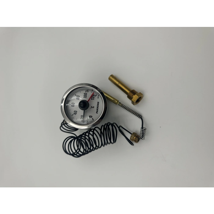 Kontaklı Gazlı Termometre Q60 - 0 - 120°C 2Mt Nc/No Cl 2.0