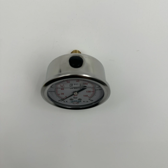Manometre Gliserinli Arka Çıkışlı Q63 - 0 - 10 Bar 1/4