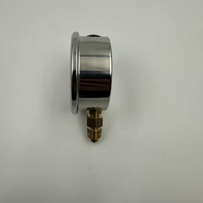 Manometre Gliserinli Alttan Çıkışlı Q63 - 0 - 100 Bar 1/4