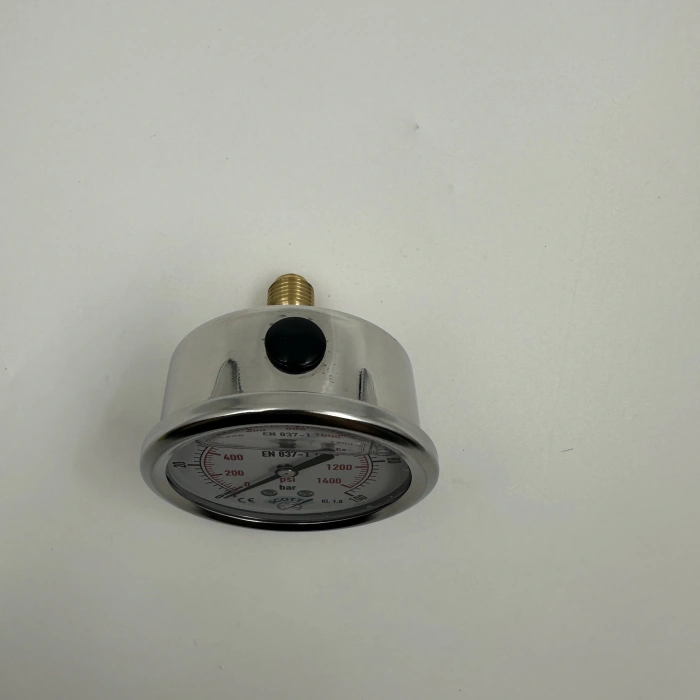 Manometre Gliserinli Arka Çıkışlı Q63 - 0 - 100 Bar 1/4