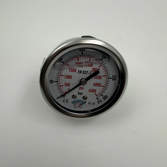 Manometre Gliserinli Pano Tipi Q63 - 0 - 315 Bar 1/4