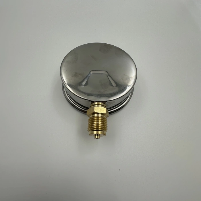 Manometre Gliserinli Alttan Çıkışlı Q63 - 0 - 6 Bar 1/4