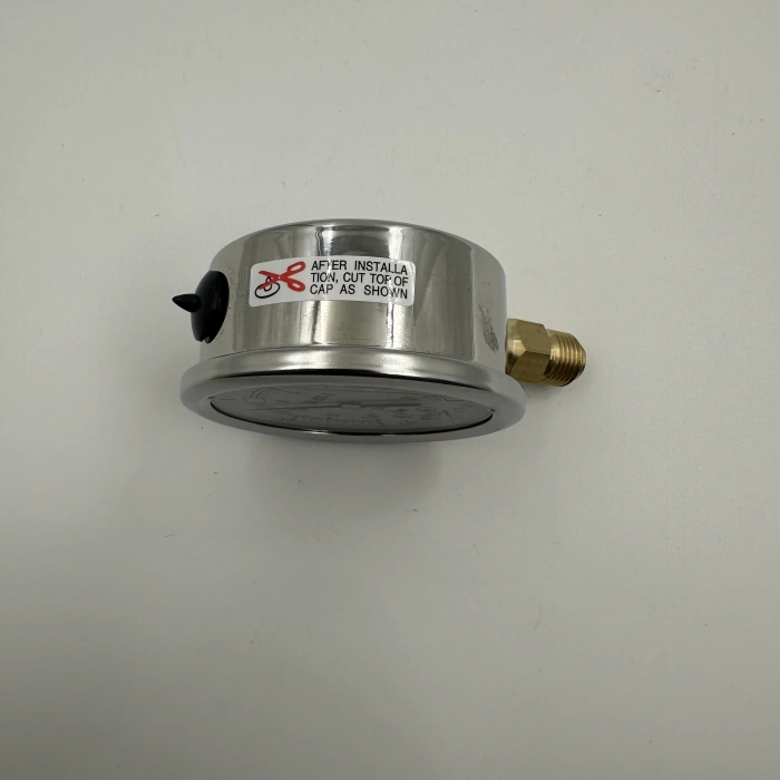 Manometre Gliserinli Alttan Çıkışlı Q63 - 0 - 1 + 1.5 Bar 1/4