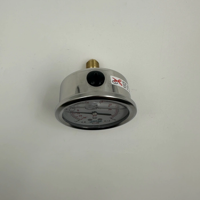 Manometre Gliserinli Arka Çıkışlı Q63 - 0 - 1 + 3 Bar 1/4