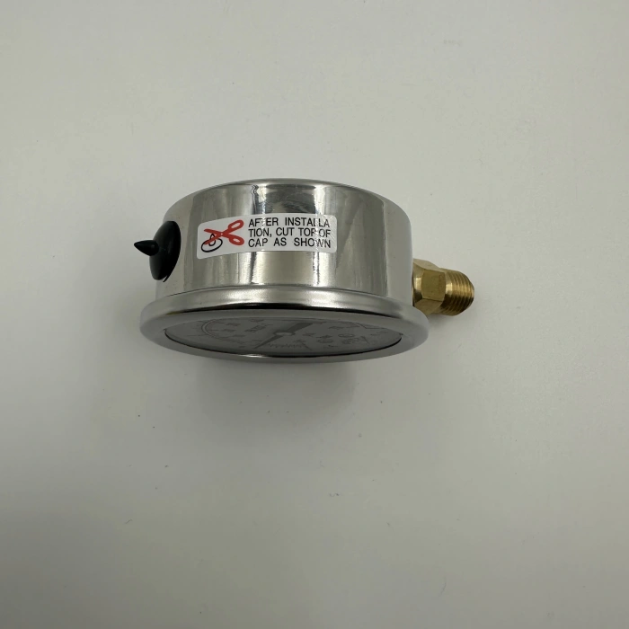 Manometre Gliserinli Alttan Çıkışlı Q63 - 0 - 1 + 5 Bar 1/4