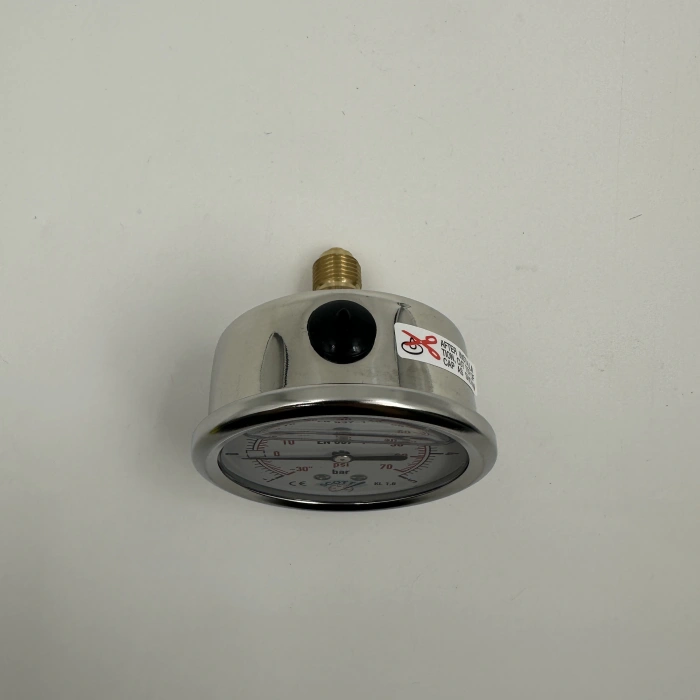 Manometre Gliserinli Arka Çıkışlı Q63 - 0 - 1 + 5 Bar 1/4