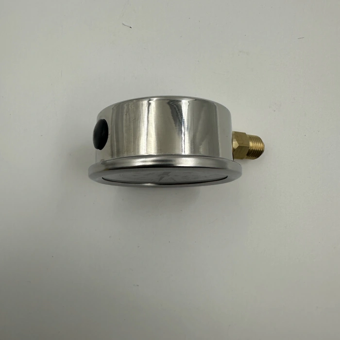 Manometre Gliserinli Alttan Çıkışlı Q63 - 0 - 1 + 9 Bar 1/4