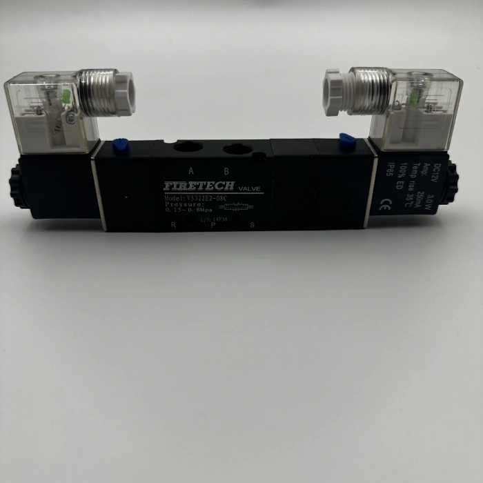 Pnömatik Valf Ventil 4V230C-08 1/4 - 5/3 BB K.M. 12V/24V/110V/220V