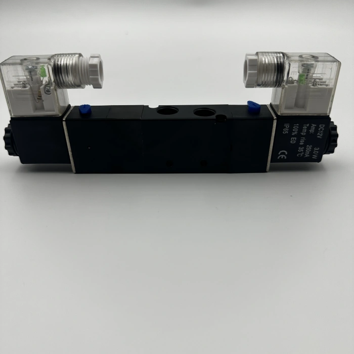 Pnömatik Valf Ventil Geniş Gövde 4V330C-08 1/4 - 5/3 BB K.M. 12V/24V/110V/220V