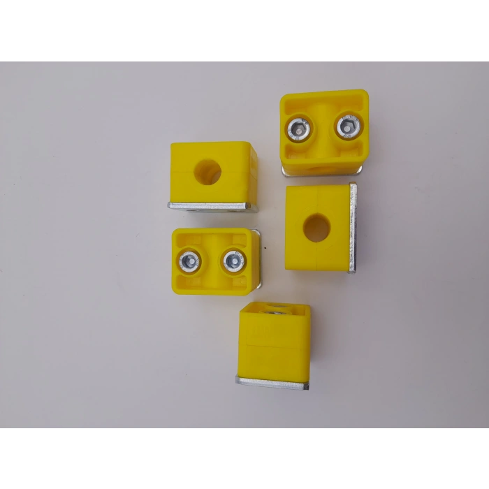 Tek Lama Çift Vida Hidrolik Boru Kelepçesi 16mm