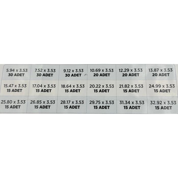 3.53 MM ORİNG SETİ 70 SHORE