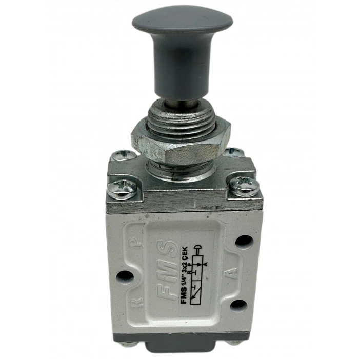 Pnömatik Valf Ventil Çekmeli 1/4 - 3/2