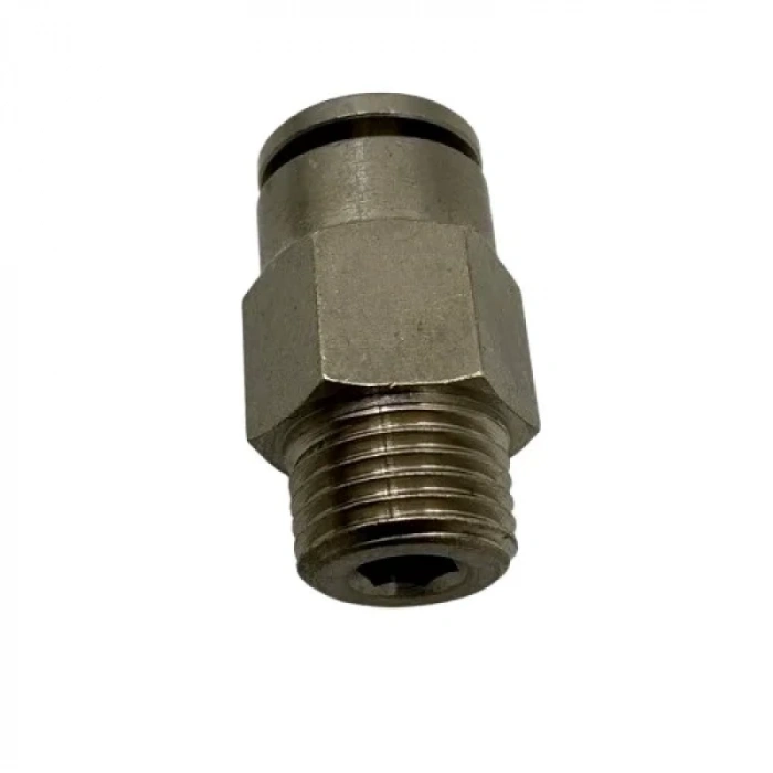 Metal Düz Yağlama Rekoru 4mm - M8x1