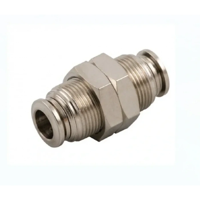 Metal Perde Geçişli Nipel Rekor Bağlantı 16mm